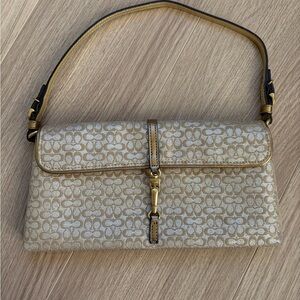 Vintage Coach Gold Shoulder Bag